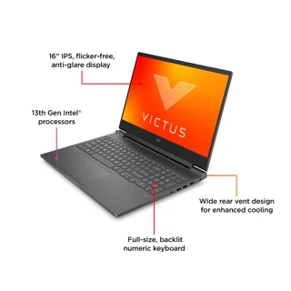 لپ تاپ 16.1 اینچی اچ‌ پی مدل Victus 16 R0016-Core i5 13500H-RTX3050 6GB-16GB DDR5 5600MHz- 102172539